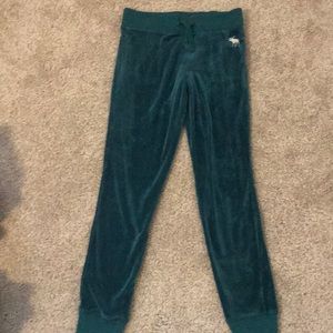 abercrombie kids velvet joggers